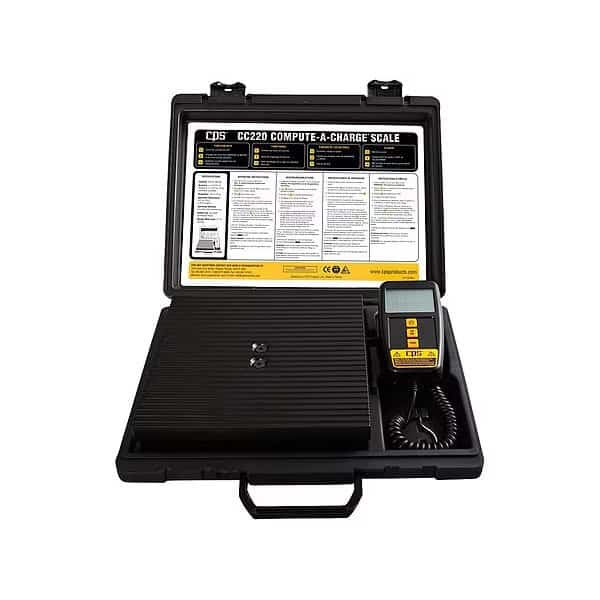 Charging/Recovery Scale, Electronic, 220 lb Max Capacity, Includes Batteries and Case