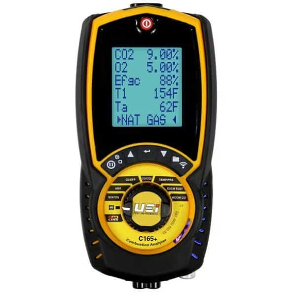 Combustion Analyzer, 32to113F, 21% v/vO2