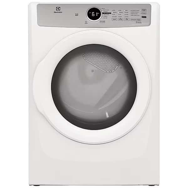 Dryer, Electric, 8 cu ft., White