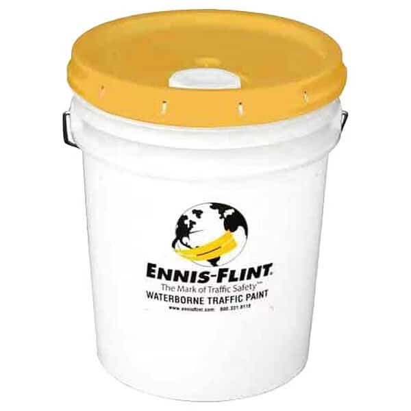 Traffic Safety Paint, White, 5 gal