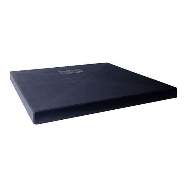 Mounting Pad, Square, 1.7 lb, 36 in L, Blk