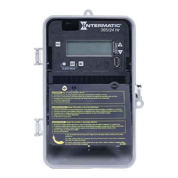 Electronic Timer, 24 hr./365 Days, 20A, INTERMATIC, Mfr# ET2115C