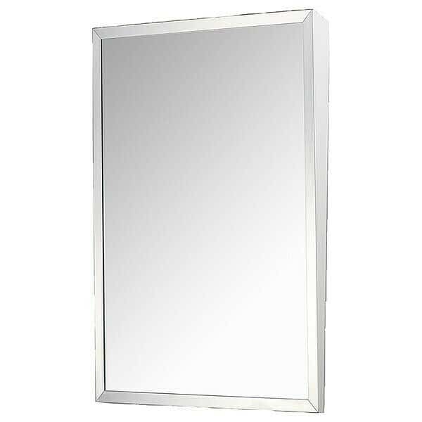24" x 36" Surface Mounted Fixed Tilt Washroom Mirror
