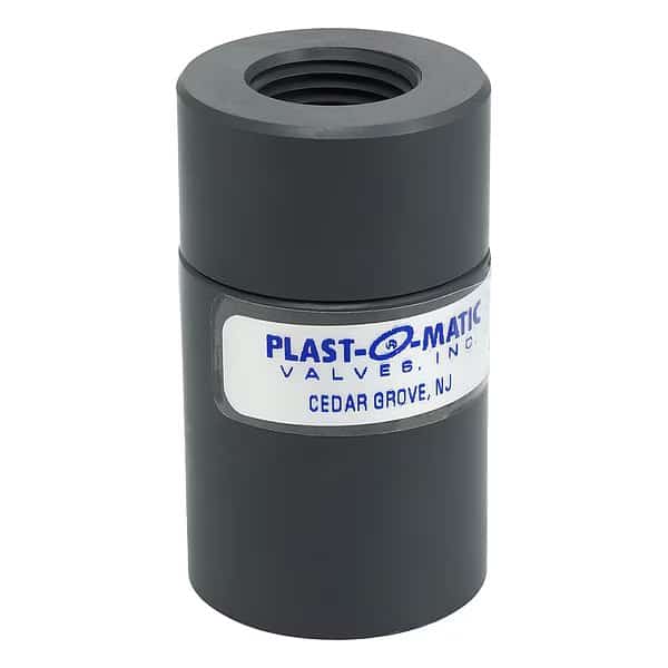 Flow Control Valve, 1/4In FNPT, PVC, 1.5gpm, Plast-O-Matic, Mfr#: FC025EP-001-1/2-PV