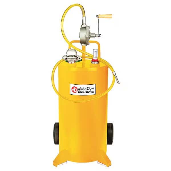 Fuel Caddy, 25 gal, Diesel, Yellow, Steel