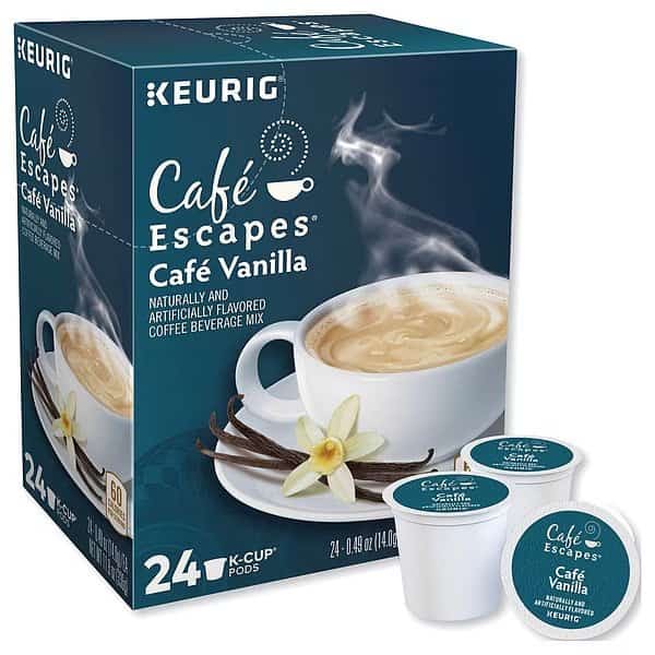 Coffee, 11.76 oz Net Wt, Ground, PK24, Cafe Escapes, Mfr#: 6812