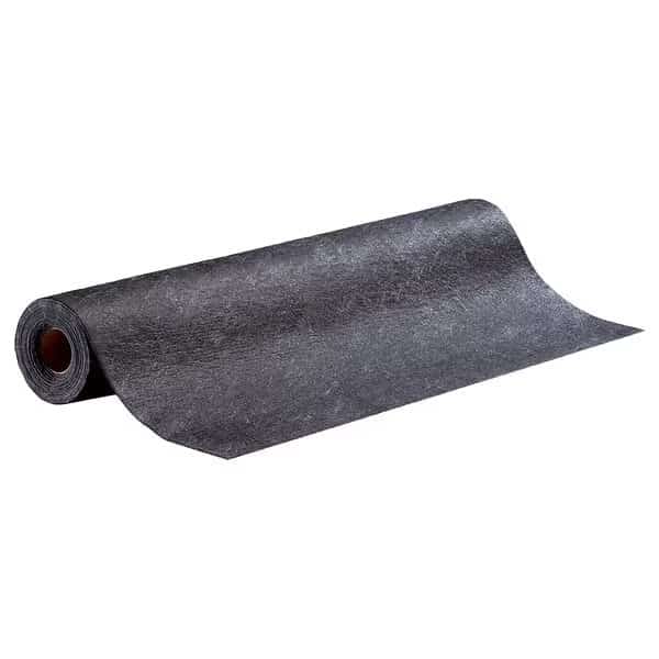 Sorbent Roll, 5 gal, 48 in x 50 ft, Universal, Black, Polypropylene