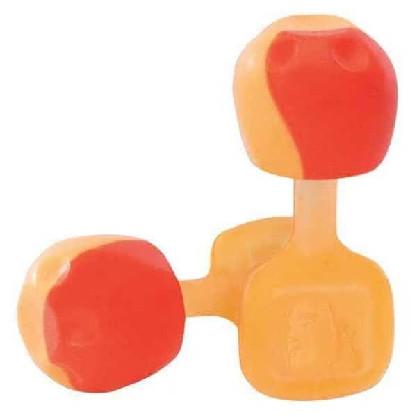 TrustFit(TM)Pod Reusable Foam Ear Plugs, Pod Shape, 28 dB, Orange, 100 PK