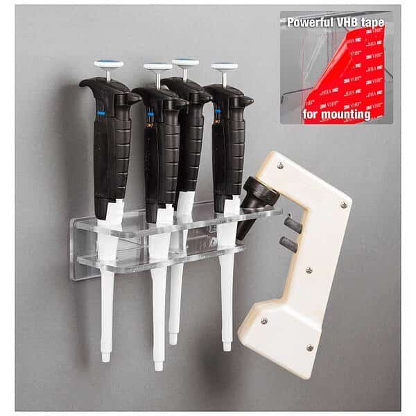 Pipette and Pipette Filler Bracket, PETG