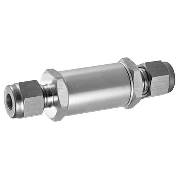 SS Inline Strainers, 2 47/50" L, 3,000 psi