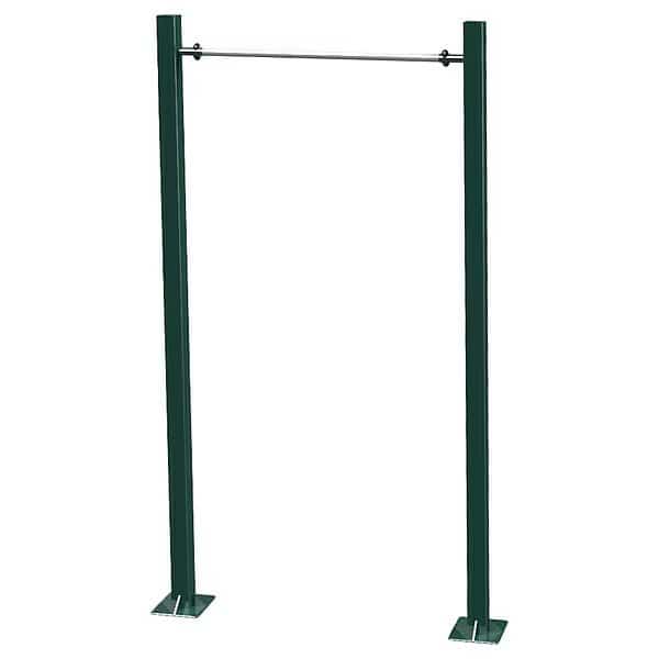 Horizontal Bar, 88 in H, Beige/Green