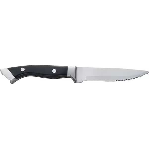 Steak Knife, 10 3/8 in L, Silver, PK12
