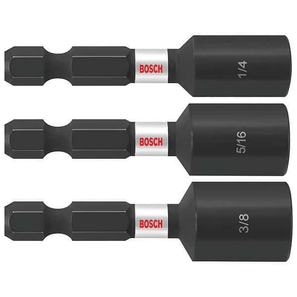 Nutsetter Set, Alloy Steel, SAE, 1/4" Hex