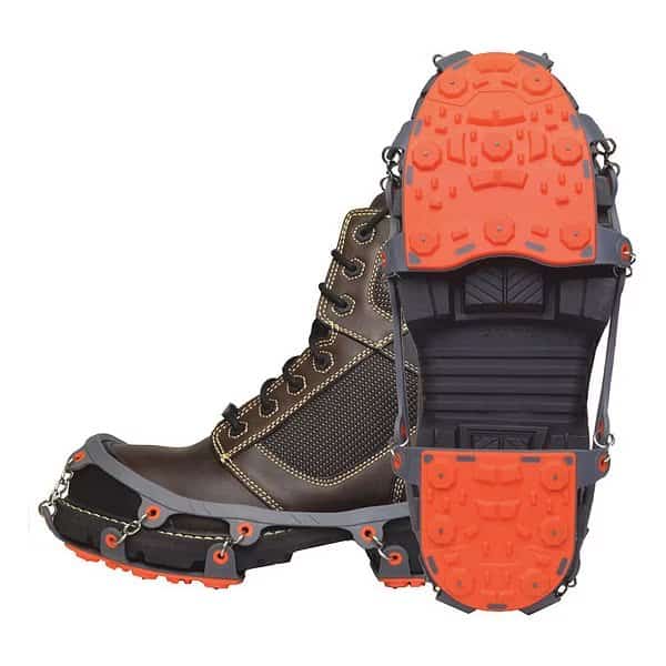 Ice Cleats, Unisex, Gray/Orange, PR