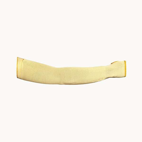 Cut-Resistant Sleeve, Cut Level A4, Thumbhole, Sleeve Length 10.75 in, Yellow, M, Pack of 12