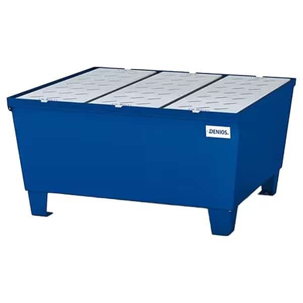 Spill Pallet, 66 gal Spill Capacity, 1 Drums, 600 lb Load Capacity, Steel