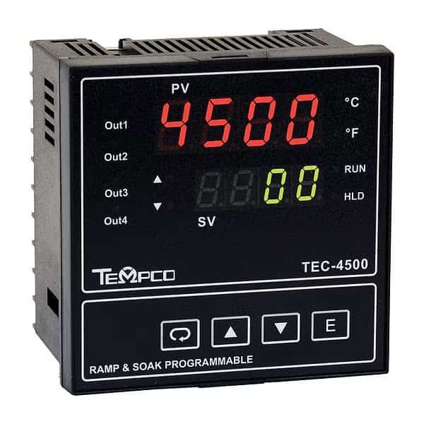 Temp Ctrl, 90-264VAC, 1/4Din, Relay/Relay