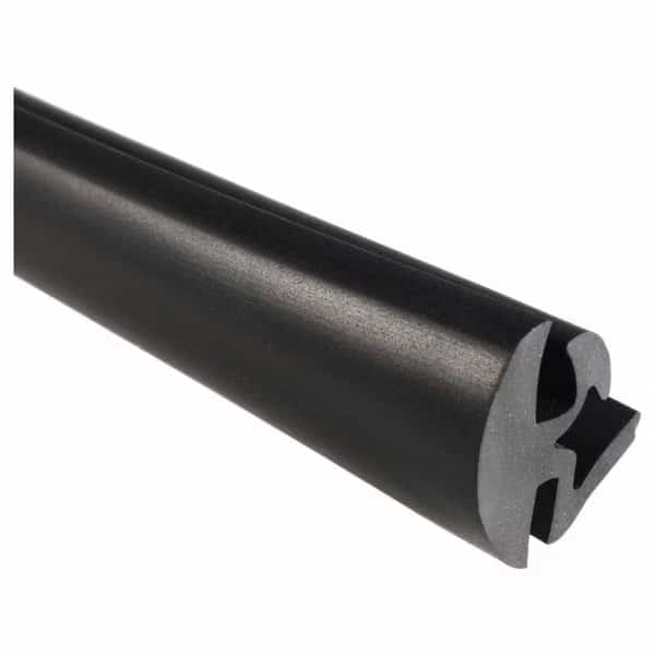 Locking Gasket, Black, EPDM, 100 ft L