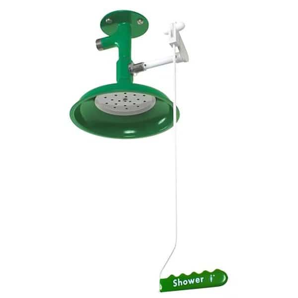 Emergency Shwr, Ver, Ceiling Flange, SS, HUGHES SAFETY SHOWERS, Mfr# L23GSV