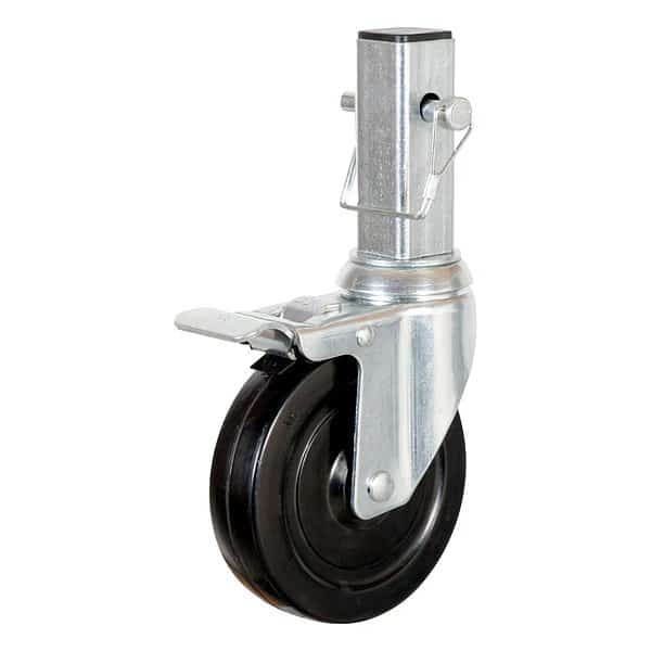 Scaffold Caster,7-1/2inLx2-3/4inWx10inH, Mfr#: I-C1CAS5, METALTECH