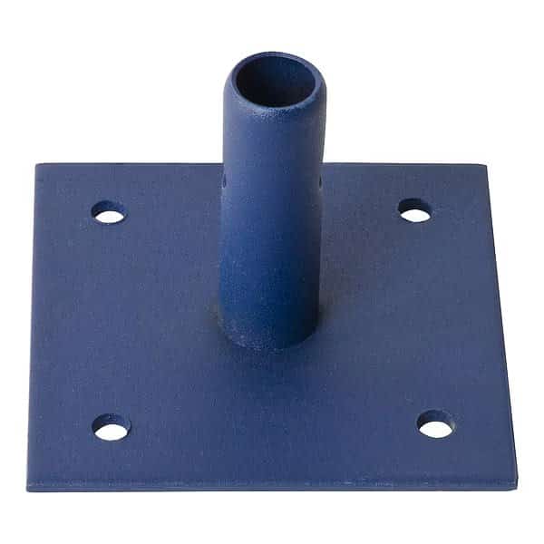 Base Plate, 6 in.L, Steel, 4-1/2 in.H