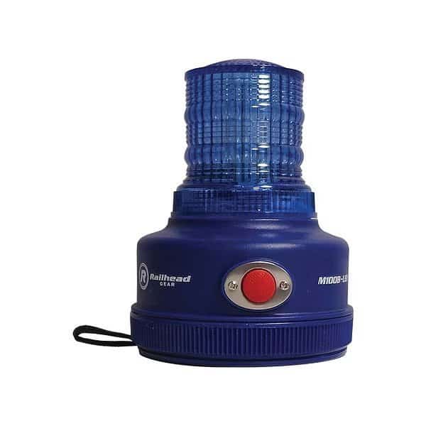 Warning Light, Blue, LED, 2 D Batteries