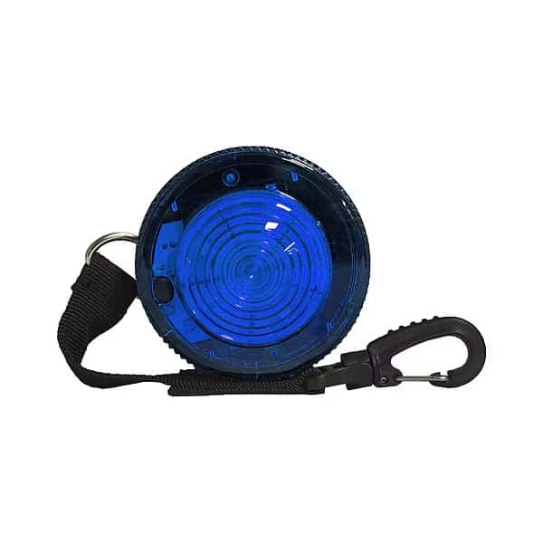 Warning Light, Blue, LED, 2 AA Batteries