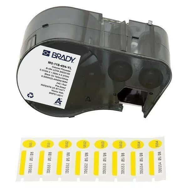 Label and Ribbon Cartridge, Polyester