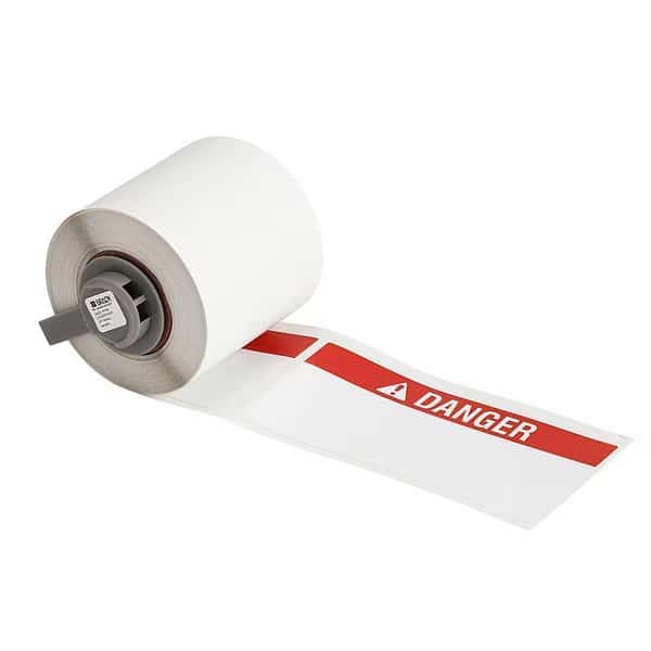 Sleeve, Rectangle, Red, 1 3/4" W