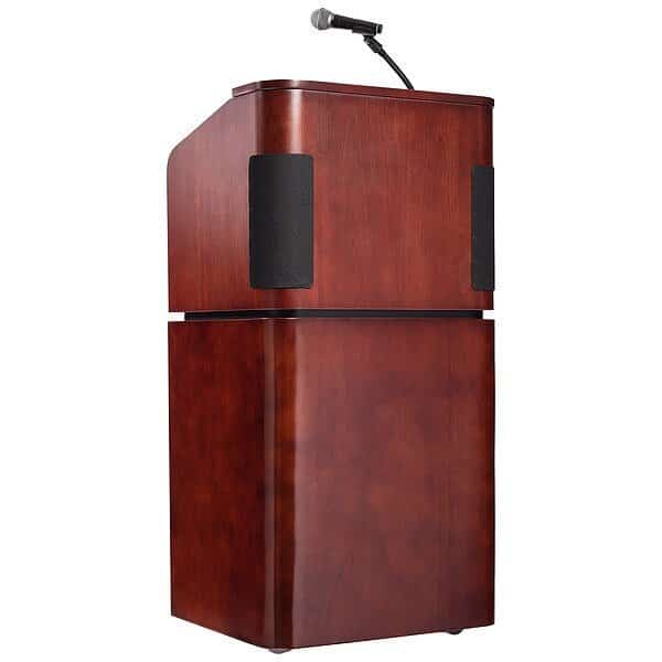Table/Base Combo Sound Lectern and Recharge Battery, Wireless Hand Mic