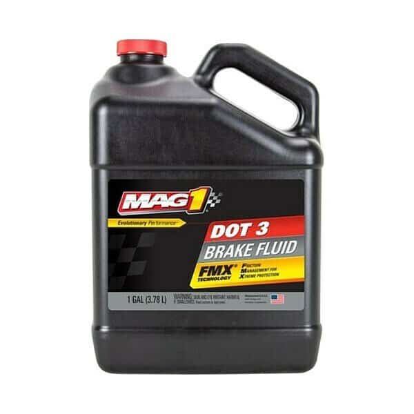 DOT 3 Brake Fluid, 1 gal, Glycol Base