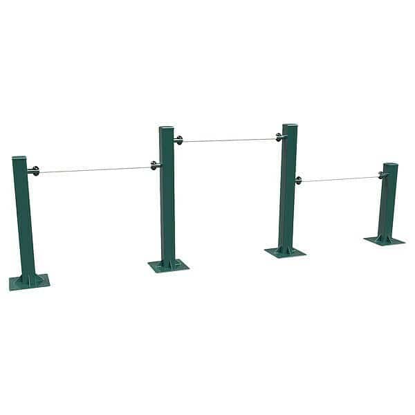 Multi-Bars, 88 in H, Beige/Green
