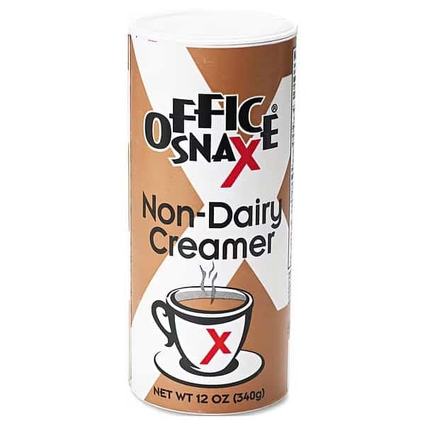 Powdered Non-Dairy Creamer, Regular, 12 oz Canister, PK24