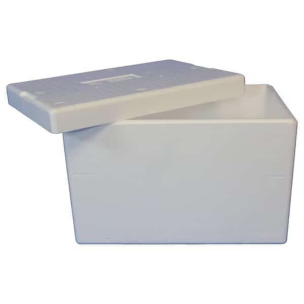 Insulated Overnight Shipping Foam & Carton, 1-2 Day, Length: 22-3/4"