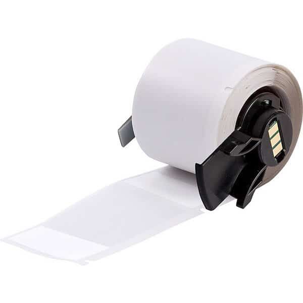 Label, 1 1/2 in W, Clear; White