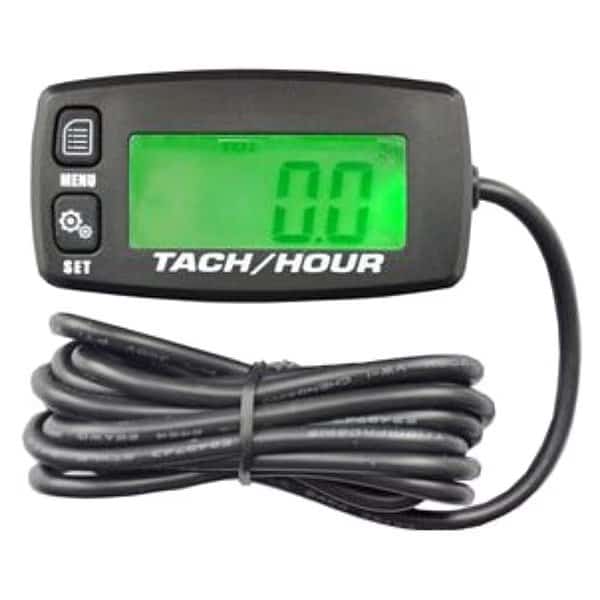 Tach/Hour Meter, 2.64" L, 1.38" W
