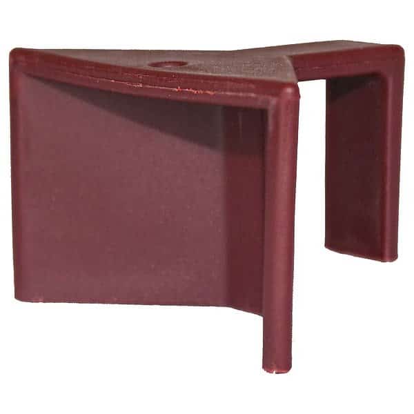 Door Wedge, Reinforced Thermo-Plastic, Red, 2"H x 2-1/2"W