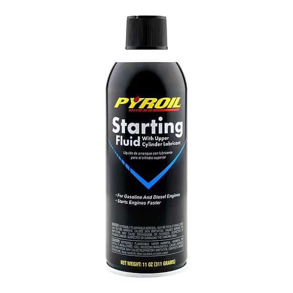 Starting Fluid, Aerosol Can, 11 oz, Diesel Engines/Gasoline Engines, 2-Cycle