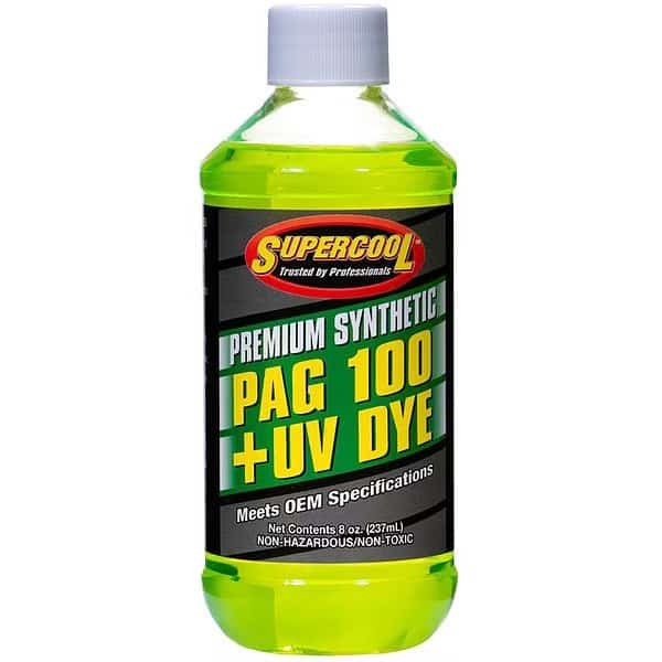 A/C Compressor PAG Lubricant, w/UV Dye Plastic Bottle Red/Yellow Tint