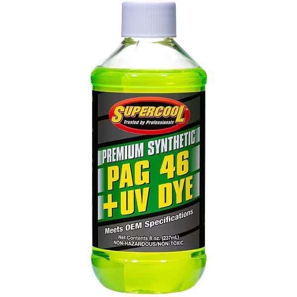 A/C Compressor PAG Lubricant, w/UV Dye Plastic Bottle Red/Yellow Tint