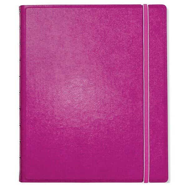 Soft Touch 17-Month Planner, 10.88 x 8.5, Fuchsia Cover, 17-Month: Aug 2024 to Dec 2025
