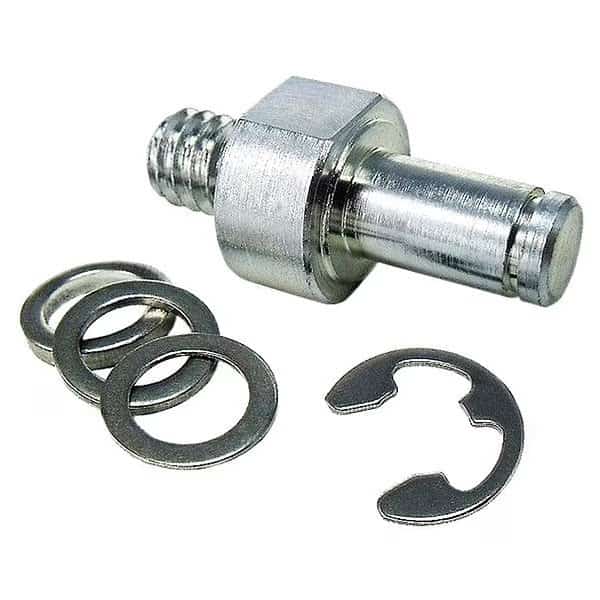 Threaded Stud Mount, 1.06 in L, Steel