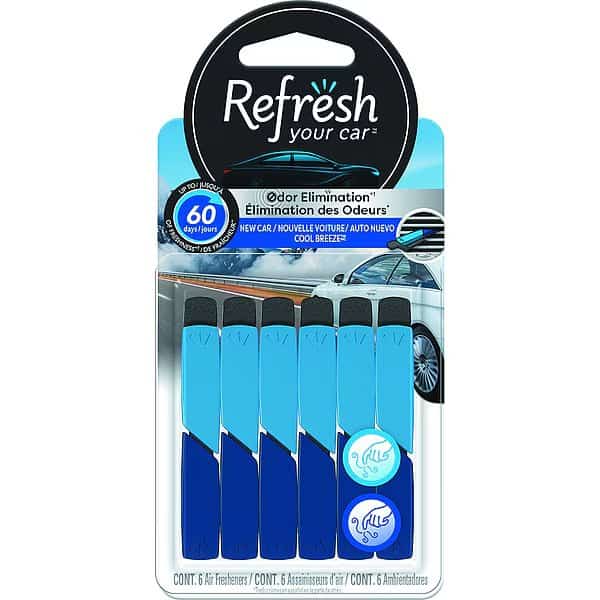 Air Freshener, Stick, Blue/White, PK6