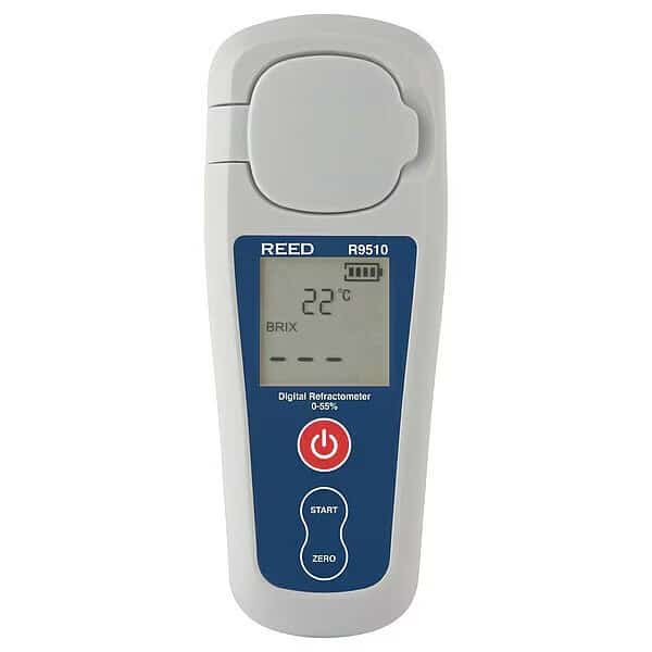 Digital Refractometer, Hand Held, 5.5" H