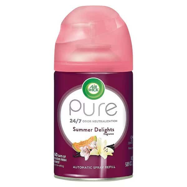 Freshmatic Life Scents Ultra Refill, Summer Delights, 5.89 oz Aerosol Spray, PK6