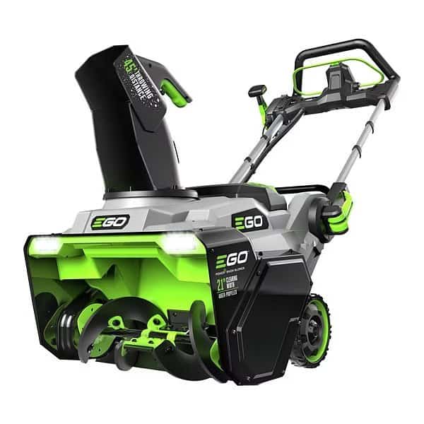 Cordless Walk-Behind Snow Blower, 21 in Clearing Path, 7 in Auger Diameter, Battery Operated Torque