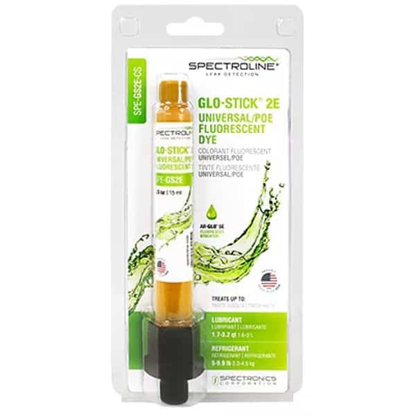 Fluorescent Dye, Amber, 0.5 oz, Cartridge