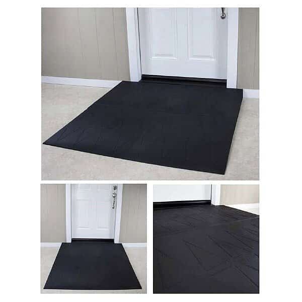 ADA Ramp, 4" H, 49-1/2" L, 48" W, Black