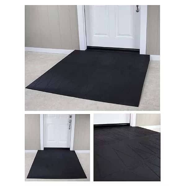 ADA Ramp, 4-1/2" H, 56" L, 48" W, Black