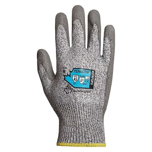 Cut Resistant Coated Gloves, Cut Level A5 , Polyurethane , 9 1 PR